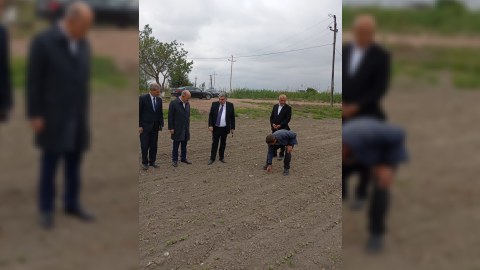 İcra başçısı pambıq əkini sahələrində - FOTO