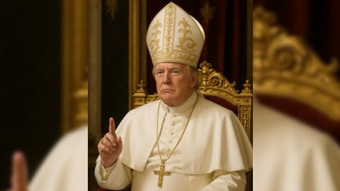 Tramp Papa kimi geyinmiş şəklini paylaşdı
