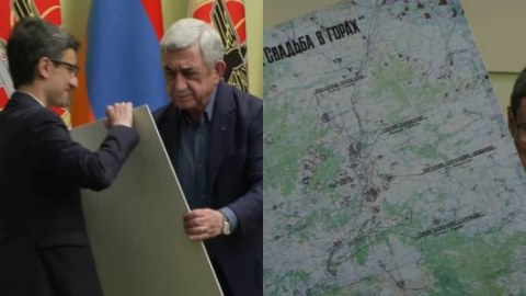 Sarkisyan Şuşanın işğal xəritəsini üzə çıxardı
