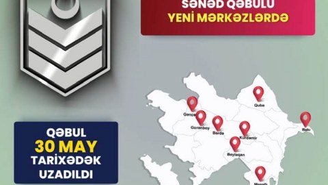 MAXE olmaq istəyənlərin nəzərinə! - Müddət UZADILDI