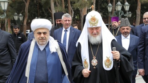 Şeyx Patriarx Kirillə erməni revanşizmindən danışdı