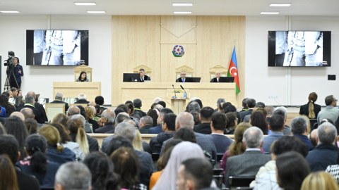 Ermənilərin məhkəməsində Laçının işğalı ilə bağlı videomaterial nümayiş etdirildi