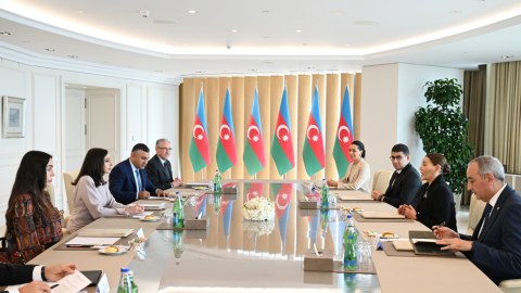 Mehriban Əliyeva Mərakeşin xanım Şahzadəsi ilə görüşdü - FOTO