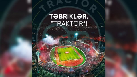 AFFA-dan "Traktor"a&nbsp;təbrik
