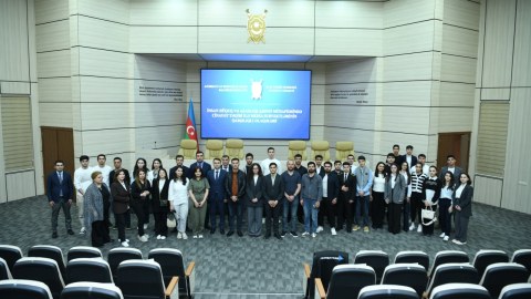 Baş Prokurorluqda media subyektləri və gənclərin iştirakı ilə tədbir keçirildi - FOTOLAR