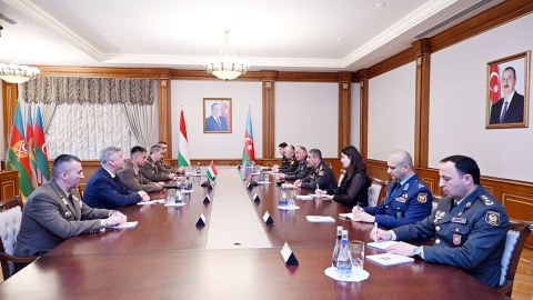 Macarıstan Müdafiə Qüvvələrinin Baş Qərargah rəisi Azərbaycana gəldi
