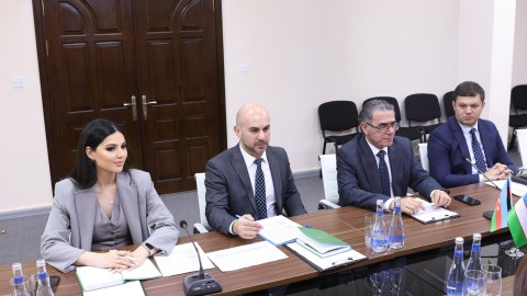 MEDİA-da Özbəkistanın rəsmi şəxsləri ilə görüş