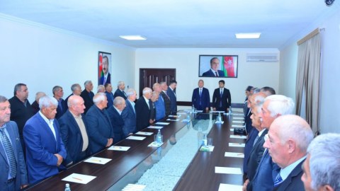 Üç rayonun ağsaqqallar şuralarının hesabat konfransları keçirilib - FOTO