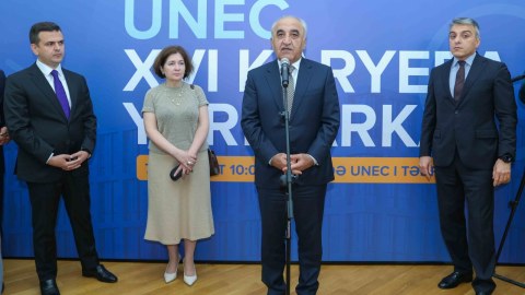 UNEC-də XVI Karyera Yarmarkası keçirilib - FOTOLAR 