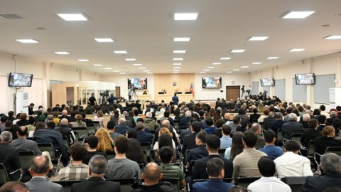 Məhkəmədə Kəlbəcərin Ermənistan tərəfindən işğal olunmasını əks etdirən video nümayiş edildi