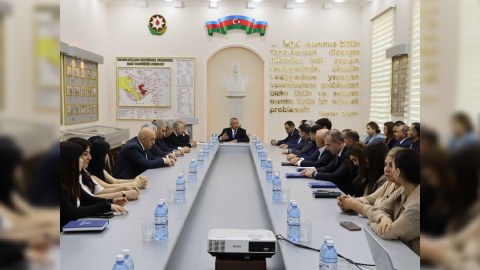 Dövlət Komitəsində Heydər Əliyevə həsr olunmuş tədbir keçirilib - FOTOLAR