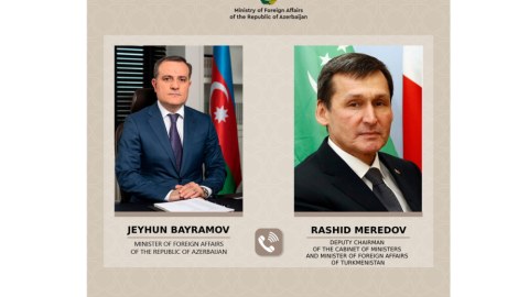 Bayramov həmkarı ilə nələrdən danışdı?