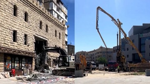 Bakıda məşhur restoran SÖKÜLÜR