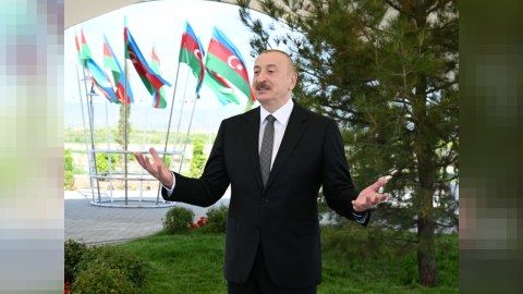 Bu gün bərpa olunan Qarabağı görürük - Prezident