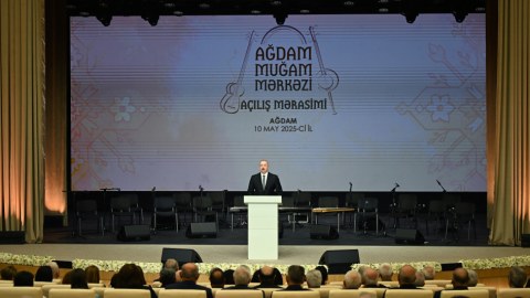 Prezidentin Ağdamdakı çıxışının TAM MƏTNİ