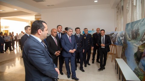 Salyan ictimaiyyəti Ulu Öndərin xatirəsini əziz tutur - FOTO