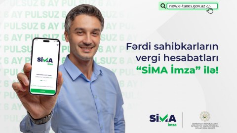 “SİMA İmza” Vergi portalının fərdi sahibkar xidmətlərinə tam inteqrasiya edilib - YENİLİK