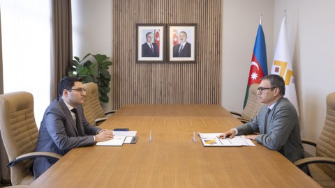 “AzerGold” sədri “Yüksəliş” müsabiqəsinin qaliblərini qəbul etdi