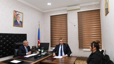 Rövşən Rzayev vətəndaşların növbəti qəbulunu keçirdi - FOTOLAR