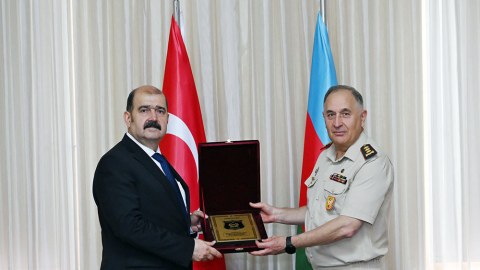 Kərim Vəliyev Talat Canbolatla görüşdü - FOTO