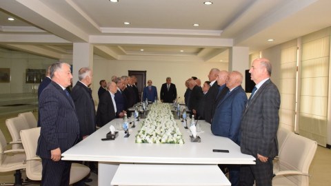 Şabran və Quba ağsaqqallarının hesabat konfransı - FOTO