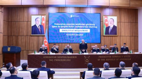 Baş Prokurorluqda əməliyyat müşavirəsi keçirildi
