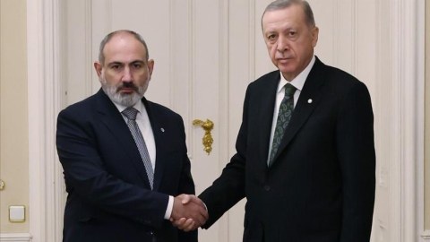 Paşinyan Ərdoğanla da görüşdü
