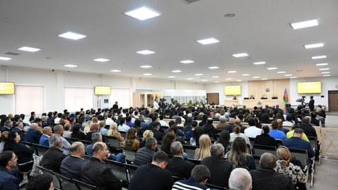 Ermənistan ordusunun cinayətləri ilə bağlı hesabatı məhkəmədə nümayiş olundu