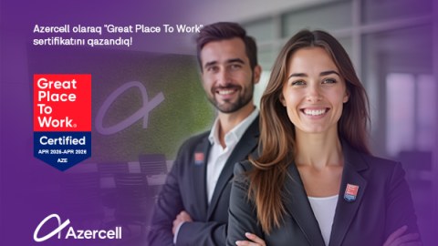 "Azercell" rəsmi olaraq&nbsp;"Əla İş Yeri" kimi tanınıb!