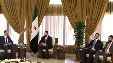 İbrahim Kalın Suriya lideri ilə görüşdü