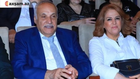 Aygün Bayramova həyat yoldaşı ilə - Yeni FOTO