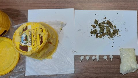 Həbsxanaya yağ qabının içində narkotik keçirmək istədilər