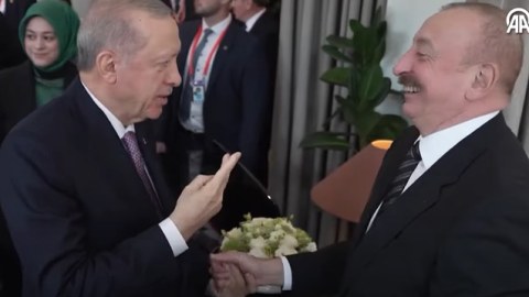 Ərdoğanla İlham Əliyevin səmimi GÖRÜNTÜLƏRİ