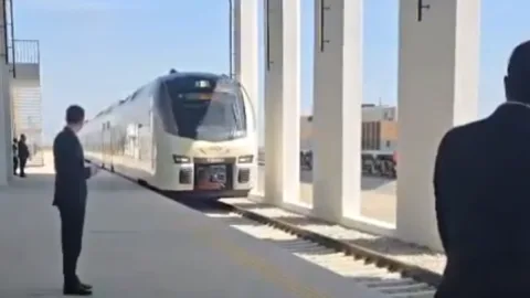 Bakı-Ağdam qatarı - Hikmət Hacıyev görüntülər PAYLAŞDI