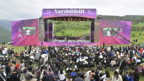 Şuşada &ldquo;Xarıbülbül&rdquo;&nbsp;Festivalının açılışı - FOTOLAR