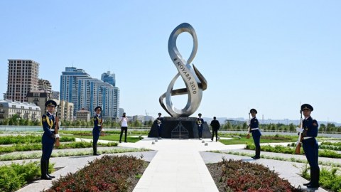 Ukraynanın xarici işlər naziri Bakıda - FOTOLAR