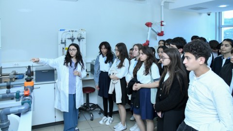 Abşeron məktəbliləri BMU-da olublar - FOTOLAR
