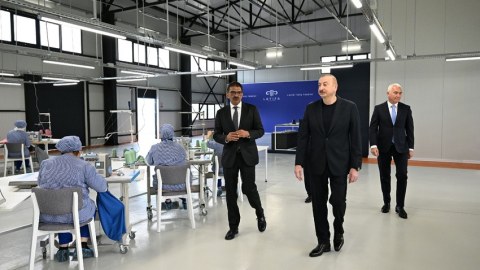 İlham Əliyev Laçında - FOTOLAR