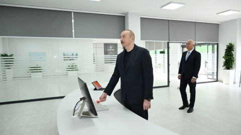 Laçın Elektrik Şəbəkəsi Rəqəmsal İdarəetmə Mərkəzi açıldı - FOTO