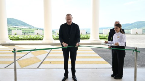İlham Əliyev &ldquo;Laçın&rdquo; İstirahət Kompleksinin açılışında