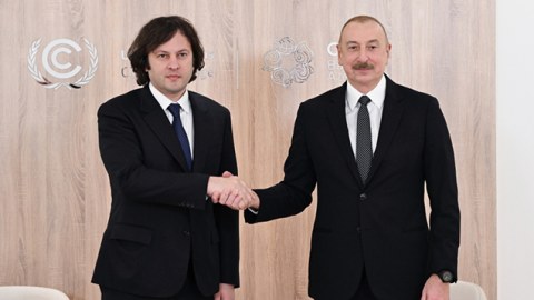 Kobaxidze İlham Əliyevə təbrik məktubu göndərdi