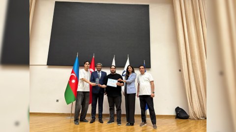 BMU tələbələrinin layihəsi beynəlxalq müsabiqənin finalında - FOTO