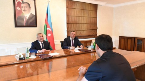 Rövşən Rzayev İsmayıllıda qəbul keçirdi - FOTOLAR