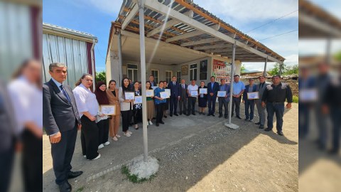 Orta məktəbdə&nbsp;şəhidlərimizin əziz xatirəsi bir dəqiqəlik sükütla yad edildi