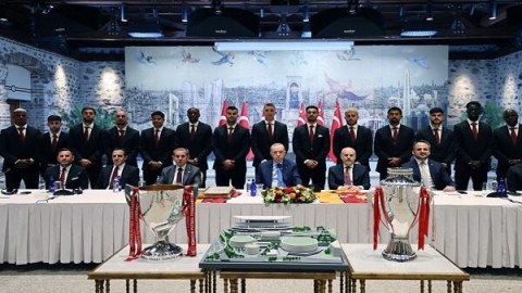 &ldquo;Qalatasaray&rdquo; komandası Ərdoğanın qəbulunda&nbsp;