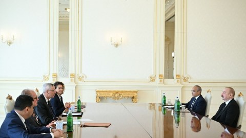 İlham Əliyev qəbul keçirdi - FOTO