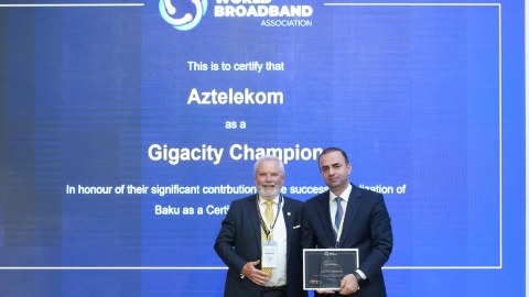 “Aztelekom” daha bir nüfuzlu beynəlxalq mükafata layiq görüldü