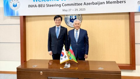 Koreyada BMU və İNHA Universitetinin rektorları arasında görüş keçirilib - FOTOLAR