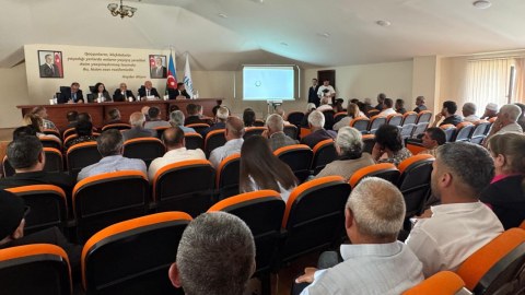 Keçmiş məcburi köçkünlər mina təhlükəsi ilə bağlı maarifləndirilib - FOTOLAR