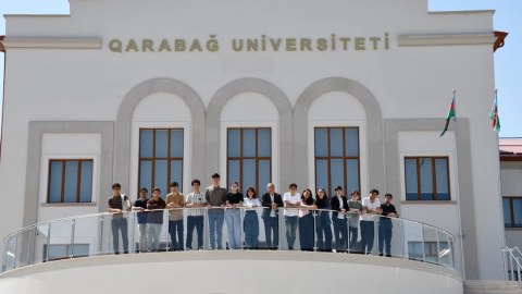 Qarabağ Univesitetində tədris yekunlaşdı - FOTOLAR